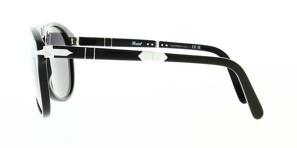 Persol PO0714SM Steve McQueen Sunglasses - 54mm Opal Yellow Frame With Polar Blue Glass Lenses (UV400)
