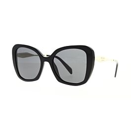 CHANEL Women's Square Sunglasses 5422B Polarized Black/White 5422-B-A  c.1026/S4