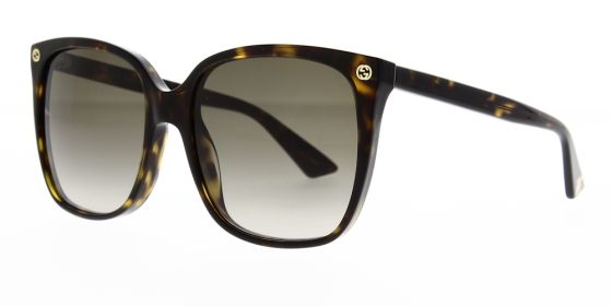 Gucci Sunglasses GG0022S 003 57 - The Optic Shop