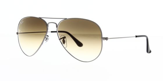 Aviator large sales metal rb3025 sunglasses