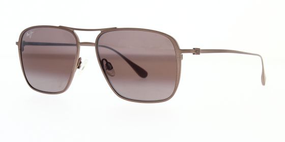Maui Jim Sunglasses Beaches Brown Red Satin Maui Rose Polarised R541 19A