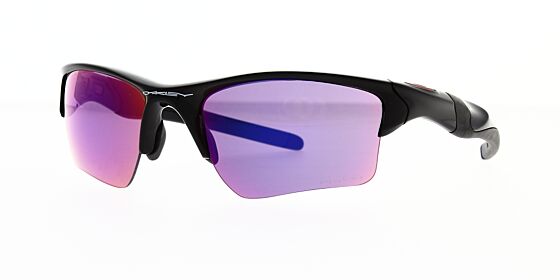 Oakley Sunglasses Half Jacket  XL Polished Black Prizm Road OO9154-6862  - The Optic Shop