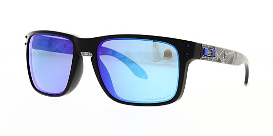Oakley Sunglasses Holbrook Matte Black Prizmatic Prizm Sapphire Polarised  OO9102-H055 - The Optic Shop