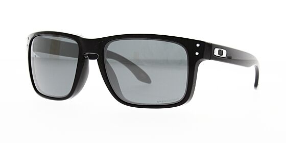 Oakley Sunglasses Holbrook Polished Black Prizm Grey Black Iridium OO9102-E155  - The Optic Shop