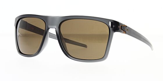 Oakley Sunglasses Leffingwell Matte Grey Smoke Prizm Tungsten OO9100 ...