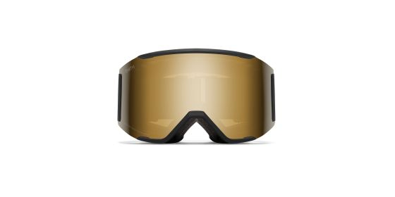 Smith Optics Goggles Squad Mag Black/ChromaPop Sun Black Gold Mirror & ChromaPop  Storm Blue Sensor Mirror - The Optic Shop