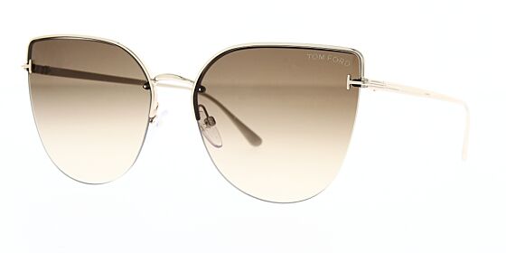 Tom Ford FT0933 58 Grey & Black Shiny Sunglasses | Sunglass Hut USA