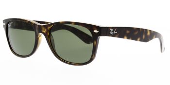 Ray Ban Sunglasses New Wayfarer Tortoise RB2132 902 58 Polarised 55