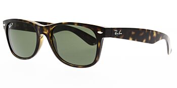 Ray Ban Sunglasses New Wayfarer Tortoise RB2132 902 58 Polarised 58