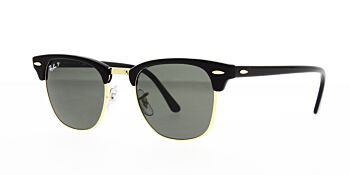 Ray Ban Sunglasses Clubmaster RB3016 901 58 Polarised 51