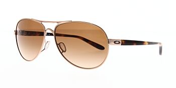 Oakley Sunglasses Feedback Rose Gold/VR50 Brown Gradient OO4079-01 59