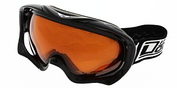 Dirty Dog Ski Goggle Out Rigger Shiny Black Orange DD54117
