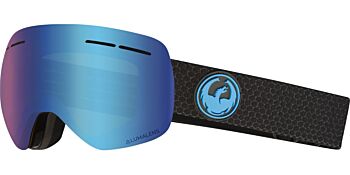 Dragon Goggles X1s Split/Lumalens Blue Ion & Lumalens Amber 28603 334