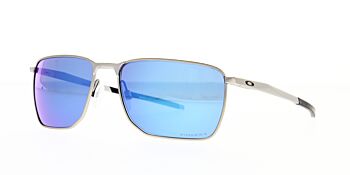 Oakley Sunglasses Ejector Satin Chrome Prizm Sapphire OO4142-0458