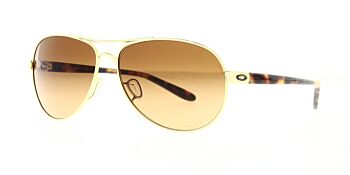 Oakley Sunglasses Feedback Polished Gold Prizm Brown Gradient OO4079-4159