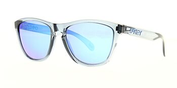 Oakley Sunglasses Frogskins Crystal Black Prizm Sapphire Iridium Polarised OO9013-F655