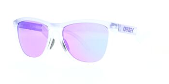 Oakley Sunglasses Frogskins Hybrid Matte Transparent Lilac And Clear Prizm Violet OO9289-0155