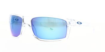 Oakley Sunglasses Gibston Polished Clear Prizm Sapphire Iridium OO9449-0460