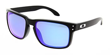 Oakley Sunglasses Holbrook Matte Black Prizm Sapphire Polarised OO9102-F055