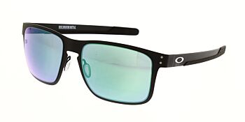 Oakley Sunglasses Holbrook Metal Matte Black Jade Iridium OO4123-0455
