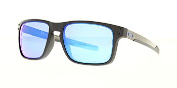 Oakley Sunglasses Holbrook Mix Steel Prizm Sapphire Iridium Polarised OO9384-1057