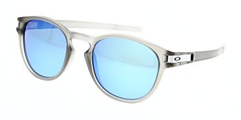 Oakley Sunglasses Latch Matte Grey Ink Prizm Sapphire Polarised OO9265-3253