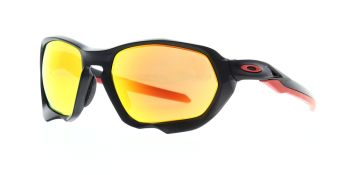 Oakley Sunglasses Plazma Matte Black Ink Prizm Ruby OO9019-1159