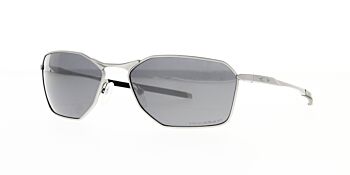 Oakley Sunglasses Savitar Satin Chrome Prizm Black Polarised Polarised OO6047-0358