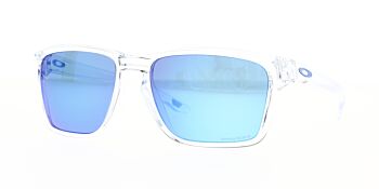 Oakley Sunglasses Sylas Polished Clear Prizm Sapphire Iridium OO9448-0457