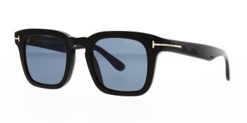 Tom Ford Dax Sunglasses TF751 01V Polarised 48