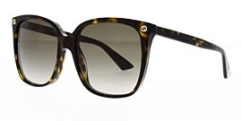Gucci Sunglasses GG0022S 001 57 - The Optic Shop