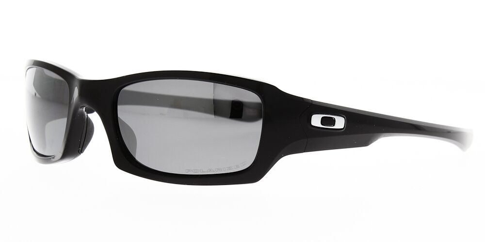 Oakley Sunglasses Fives Squared Polished Black/Black Iridium OO9238-06  Polarised 54 - The Optic Shop