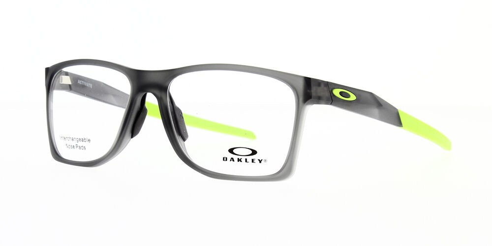 Oakley Prescription Glasses Activate Satin Grey Smoke OX8173-0355 - The  Optic Shop