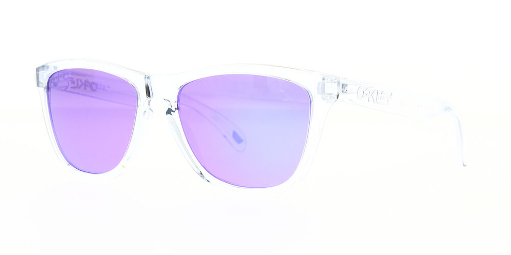 Oakley PITCHMAN R Prescription Sunglasses Polished Clear/Blue