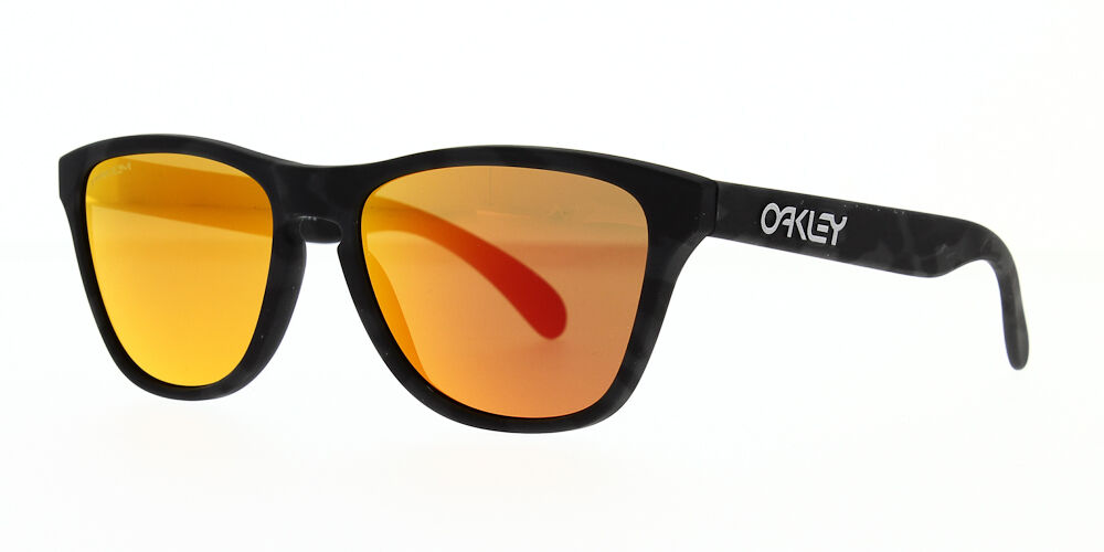 Oakley Sunglasses Frogskins XS Matte Black Camo Prizm Ruby OJ9006-2953 -  The Optic Shop