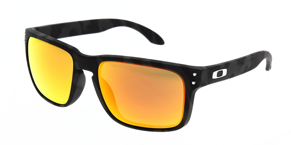 Oakley Sunglasses Holbrook Black Camo Prizm Ruby OO9102-E955 - The Optic  Shop