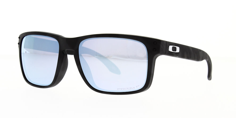 Oakley Sunglasses Holbrook Matte Black Camo Prizm Deep Water Polarised  OO9102-T955 - The Optic Shop