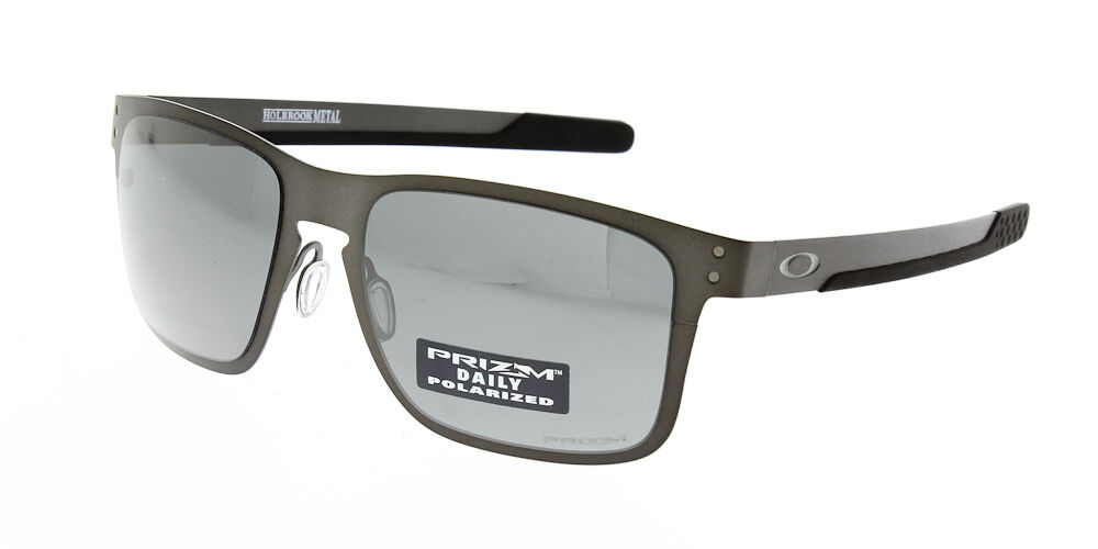 Oakley Sunglasses Holbrook Metal Matte Gunmetal Prizm Black Polarised  OO4123-0655 - The Optic Shop