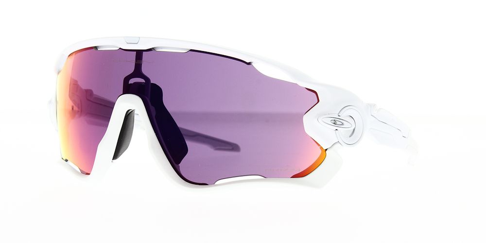 Oakley Sunglasses Jaw Breaker Polished White Prizm Road OO9290-5531 Oakley Sunglasses Jaw Breaker Polished White Prizm Road OO9290-5531