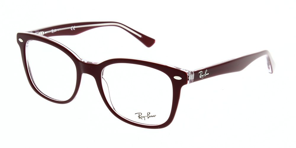 ray ban 5285 burgundy